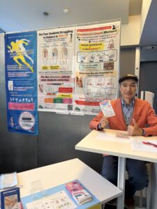 IADMS出展ブースにて